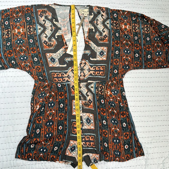 Cleobella Romper One Piece Aztec  Medium NWT Short Indie Hippie Boho - Picture 9 of 16